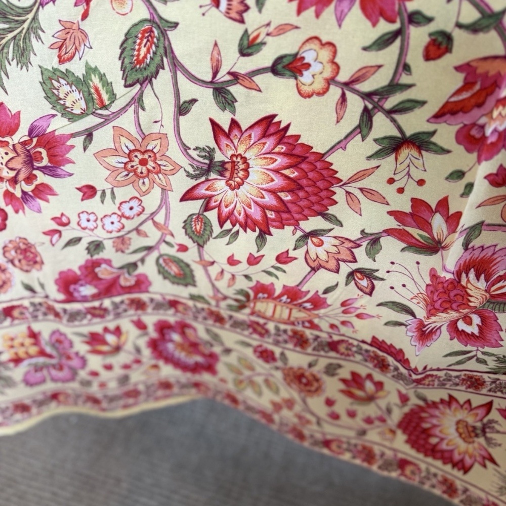 SUMMER April Cornell 100% cotton tablecloth and 8 napkins! - Picture 7 of 7